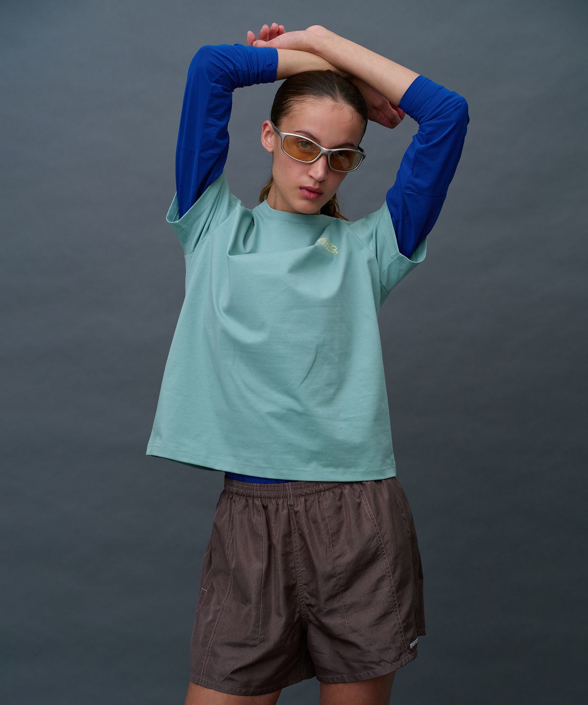 미나수(MENASOO) Run Symbol Sorona T Shirt (Basic Fit)