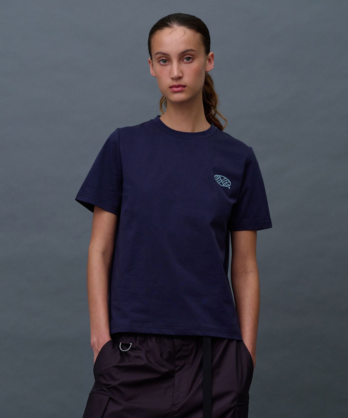 미나수(MENASOO) Run Symbol Sorona T Shirt (Basic Fit)