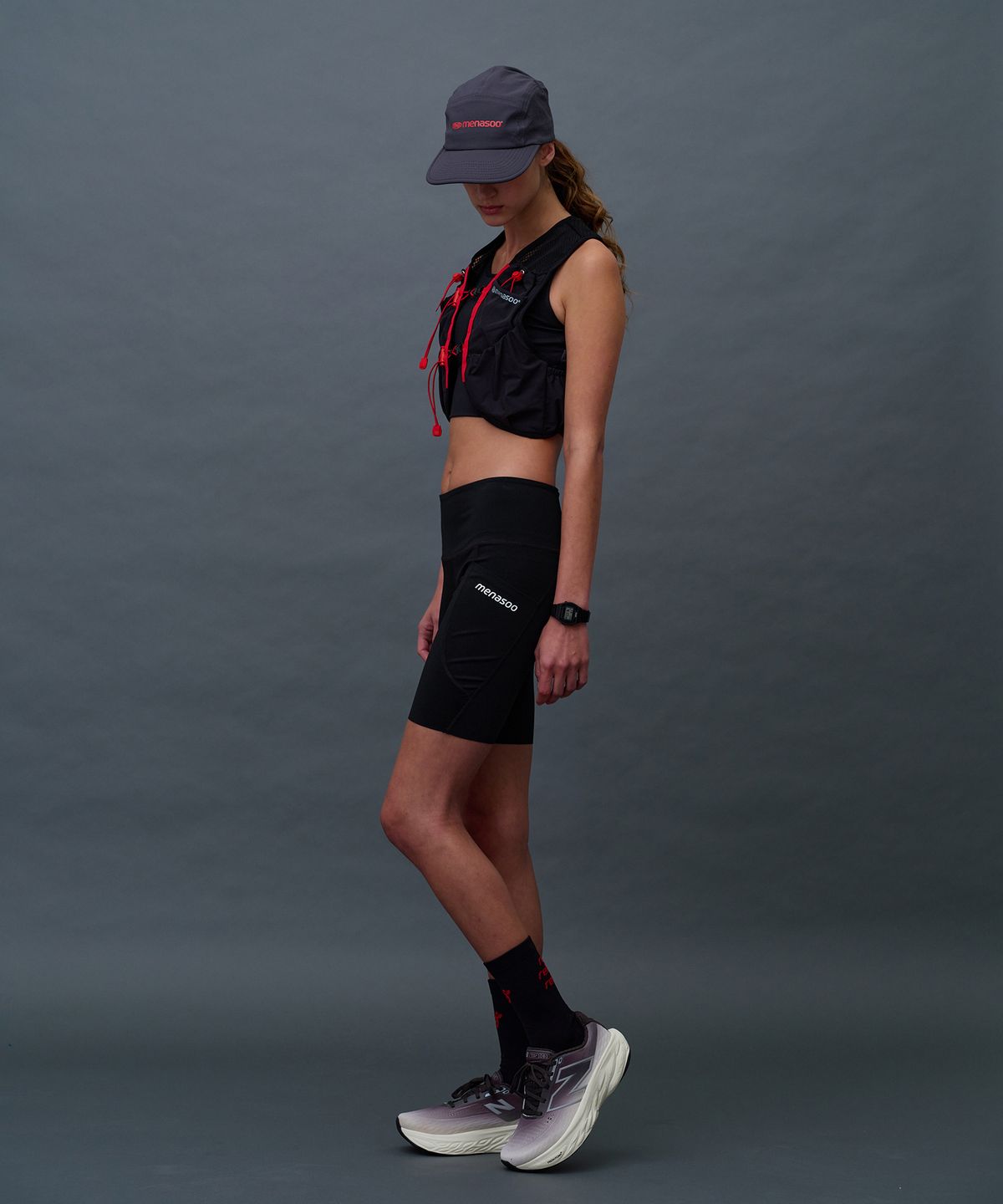미나수(MENASOO) Line 5 Leggings Shorts