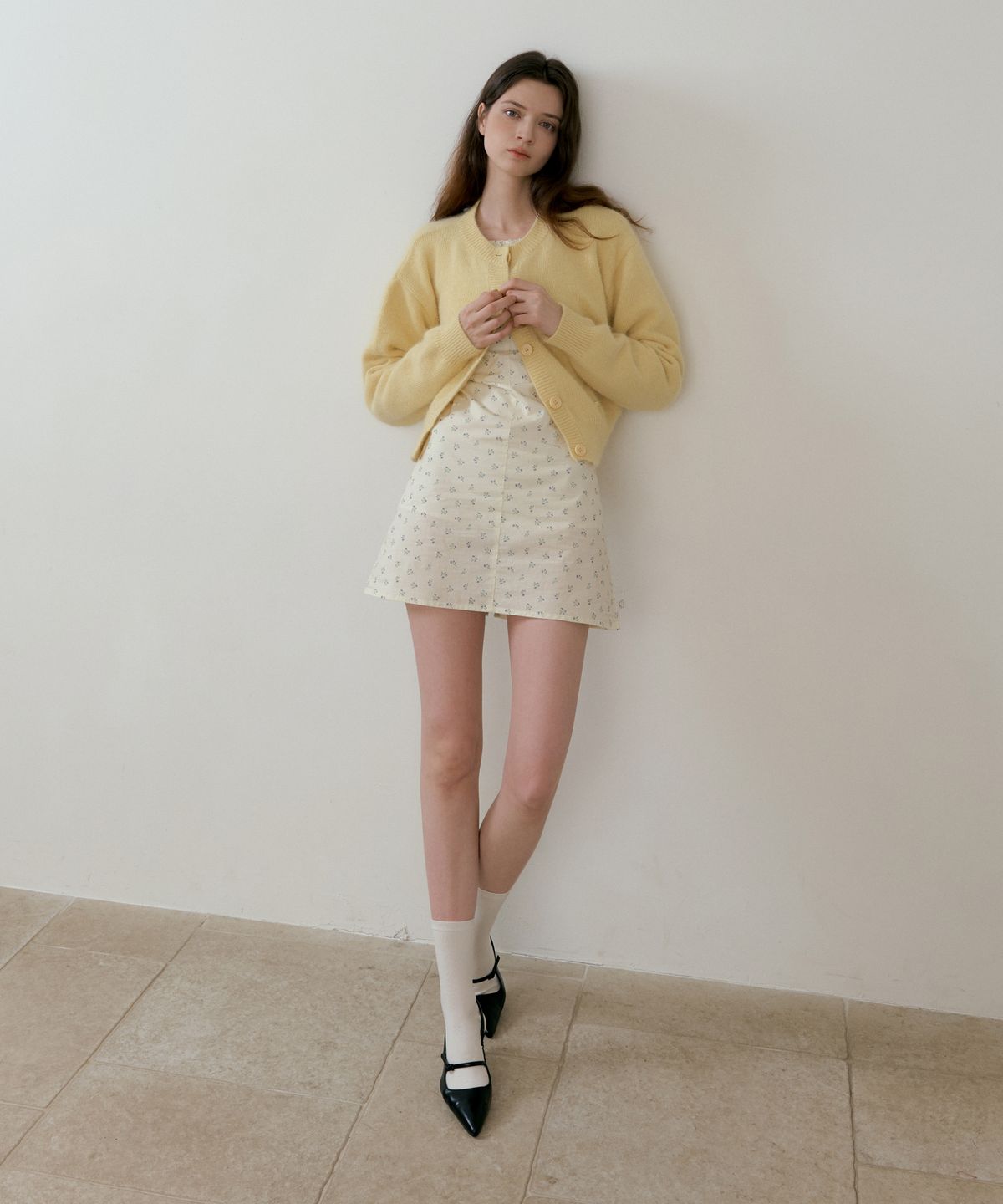 리올그(REORG) BATD FLOWER FRONT BANDING MINI OPS LEMON
