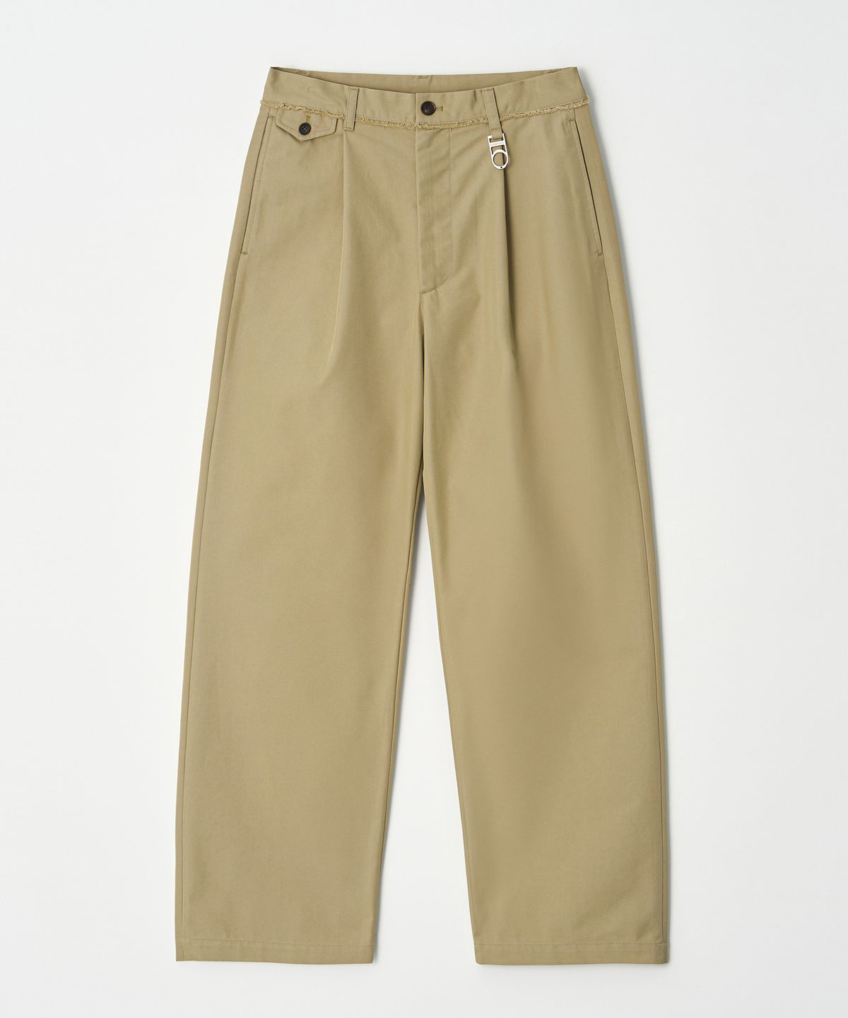 디써티원(DTHIRTYONE) Cotton Raw Edge Pants (BEIGE)