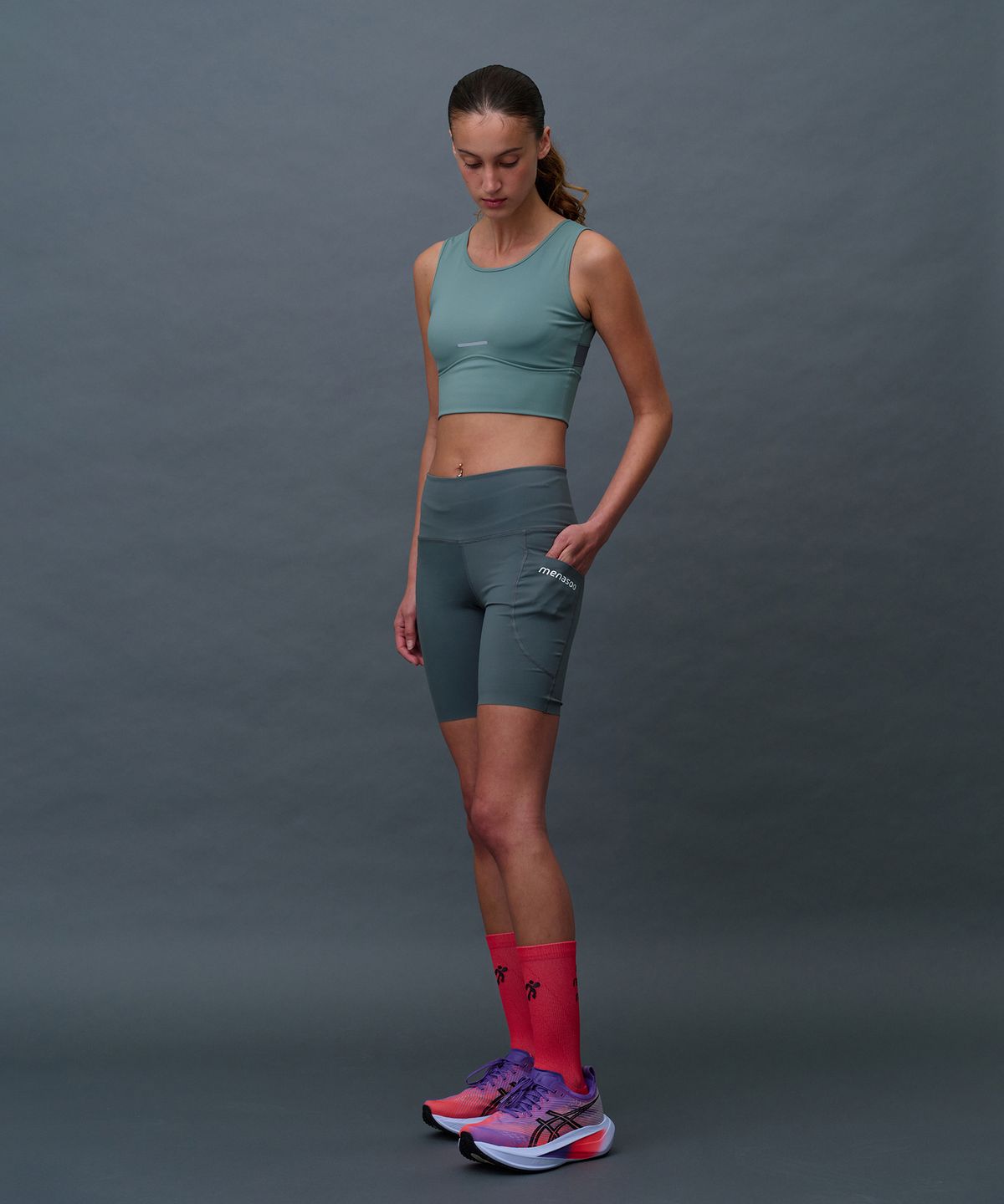 미나수(MENASOO) Pace Hold Sport Bra Top