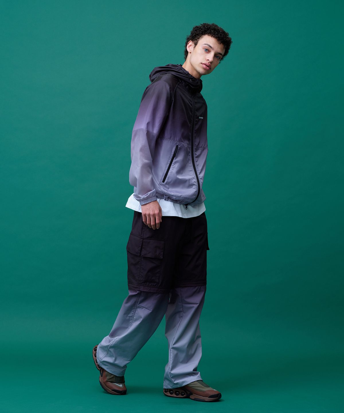 미나수(MENASOO) Gradient Convertible Hiking Pants