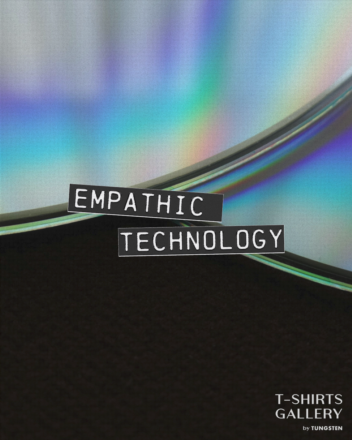 티셔츠 갤러리(TSHIRTS GALLERY) [17s FINE] Retro Empathic Technology 반팔 티셔츠 - CD