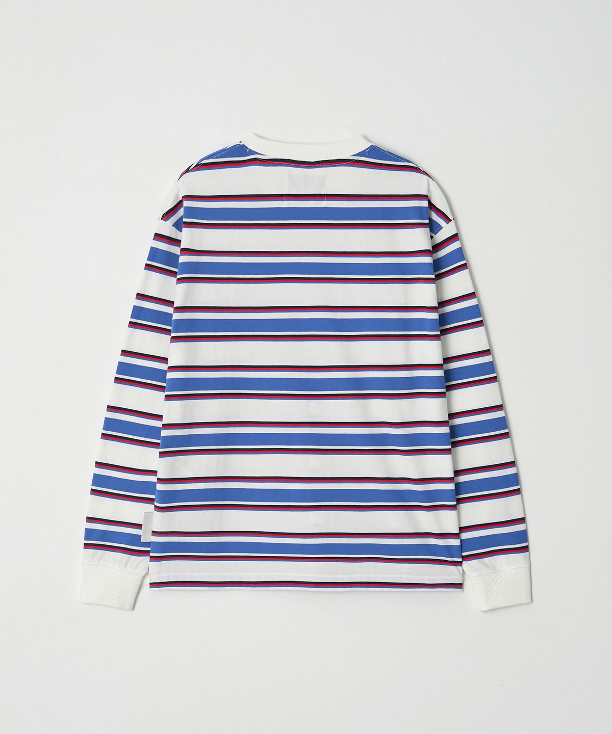 디써티원(DTHIRTYONE) Multi Stripe Long Sleeve Tee (BLUE&IVORY)