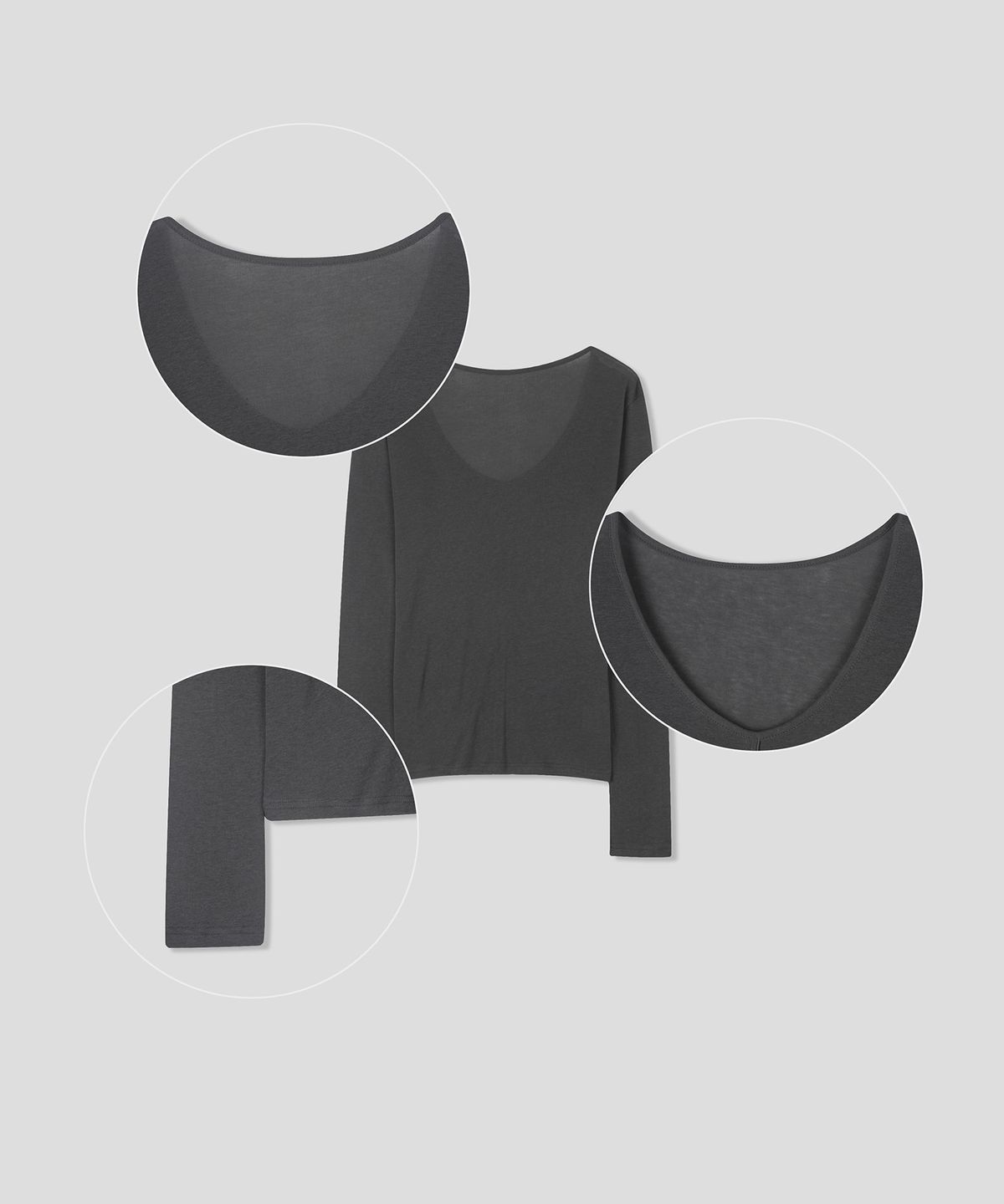 스르비(SELEVER) Airy Two-Way Tee_4 color