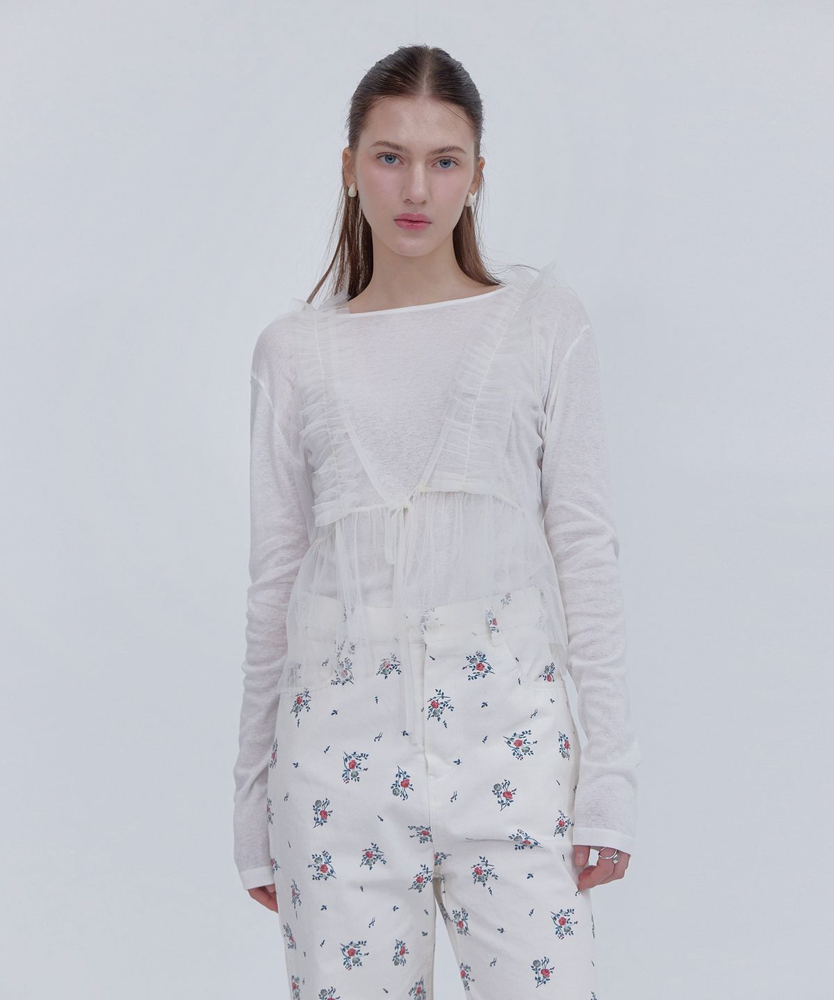 스르비(SELEVER) Sheer Two-Way Mesh Vest_3 color