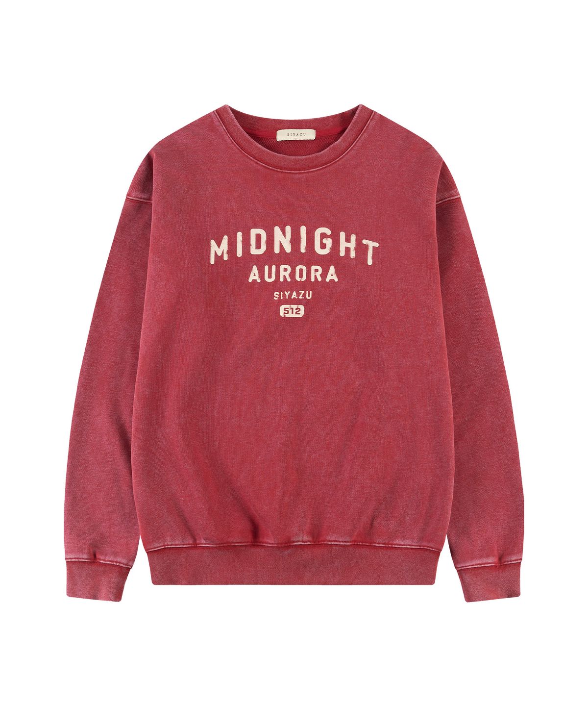 시야쥬(SIYAZU) SITP5252 MIDNIGHT AURORA 맨투맨_Red
