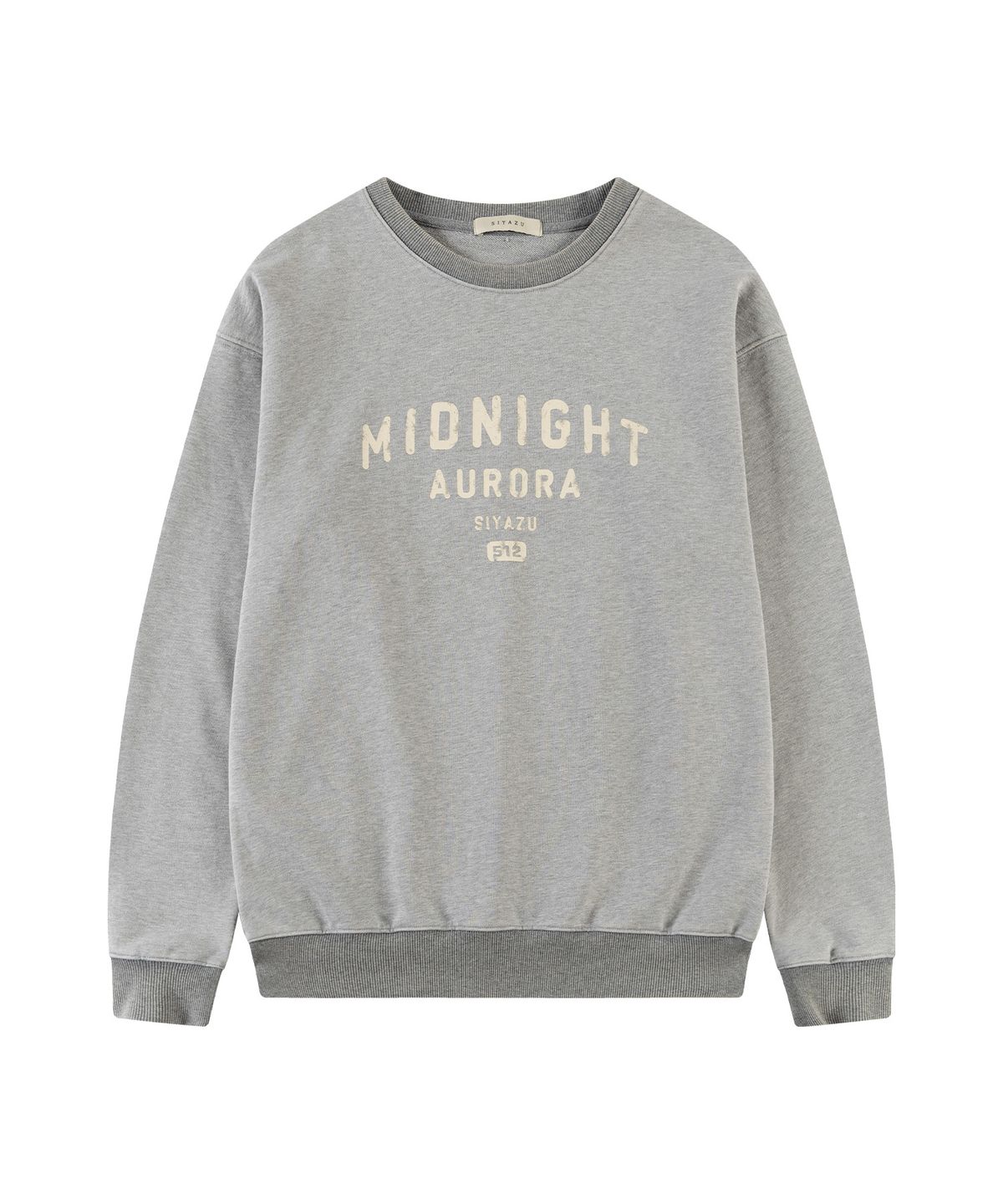 시야쥬(SIYAZU) SITP5252 MIDNIGHT AURORA 맨투맨_Melange gray