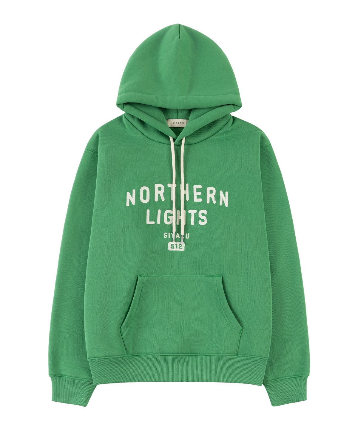 시야쥬(SIYAZU) SITP5251 NORTHERN LIGHTS 기모 후드티_Green