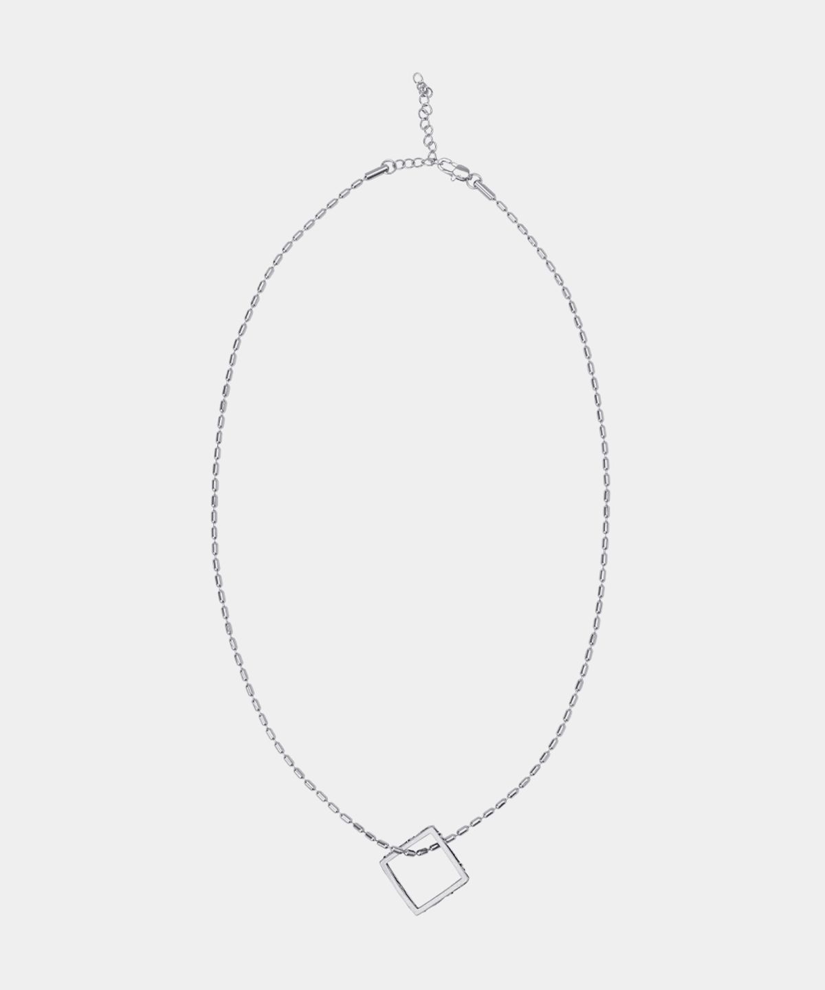 메종미네드(MAISON MINED) SQUARE FUSION NECKLACE