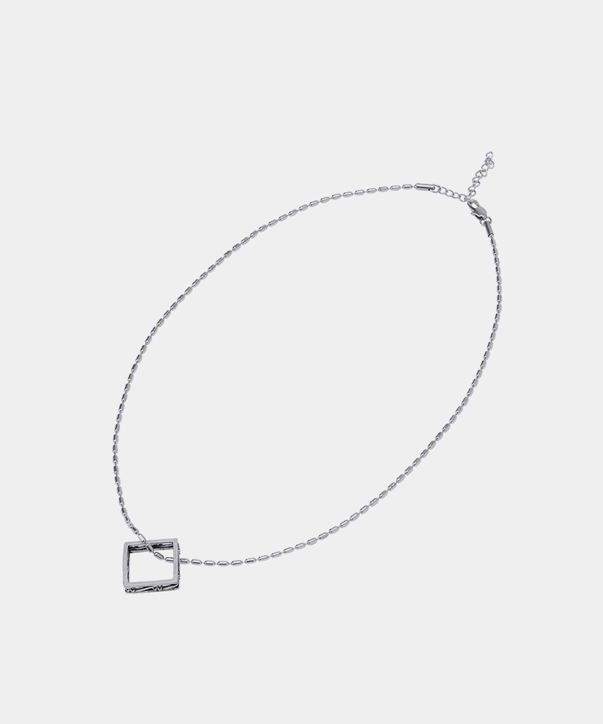 메종미네드(MAISON MINED) SQUARE FUSION NECKLACE