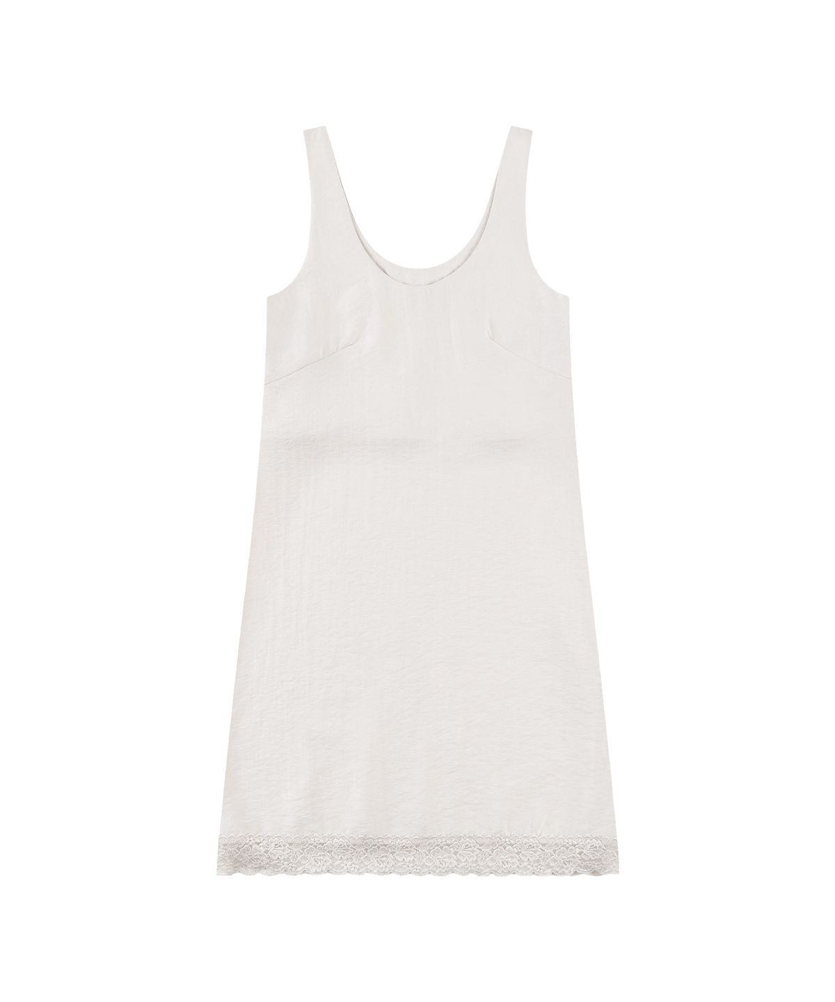 시야쥬(SIYAZU) SITP5250 레이스 슬리브리스 탑_Cream