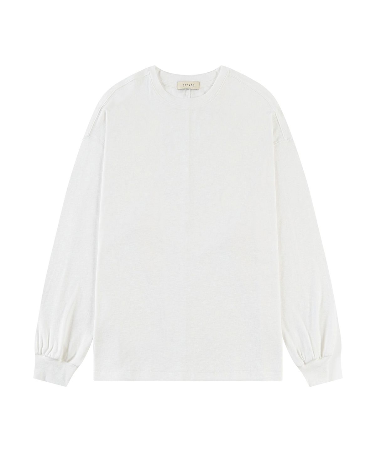 시야쥬(SIYAZU) SITP5243 가오리 슬러브 티셔츠_Ivory