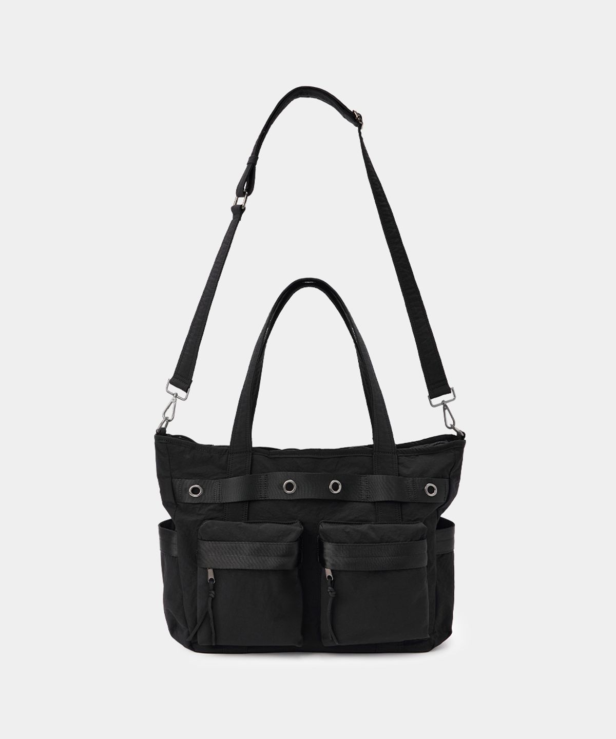 메종미네드(MAISON MINED) TWO-WAY SHOULDER BAG BLACK