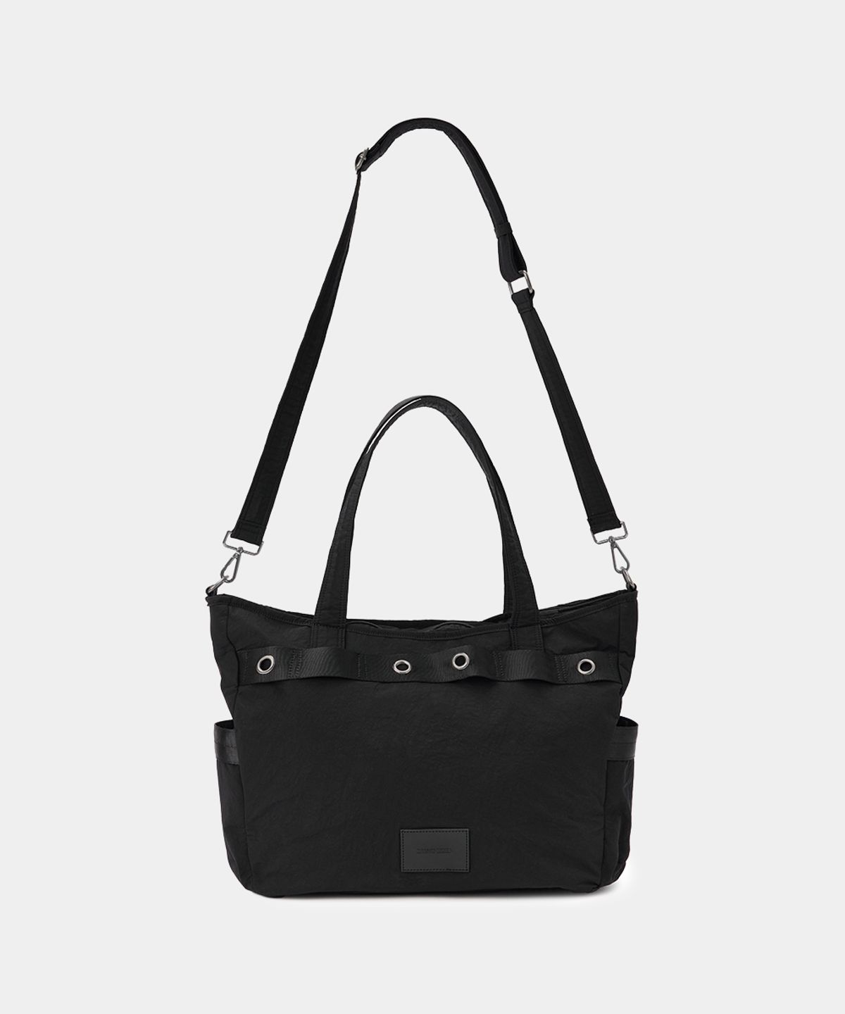 메종미네드(MAISON MINED) TWO-WAY SHOULDER BAG BLACK