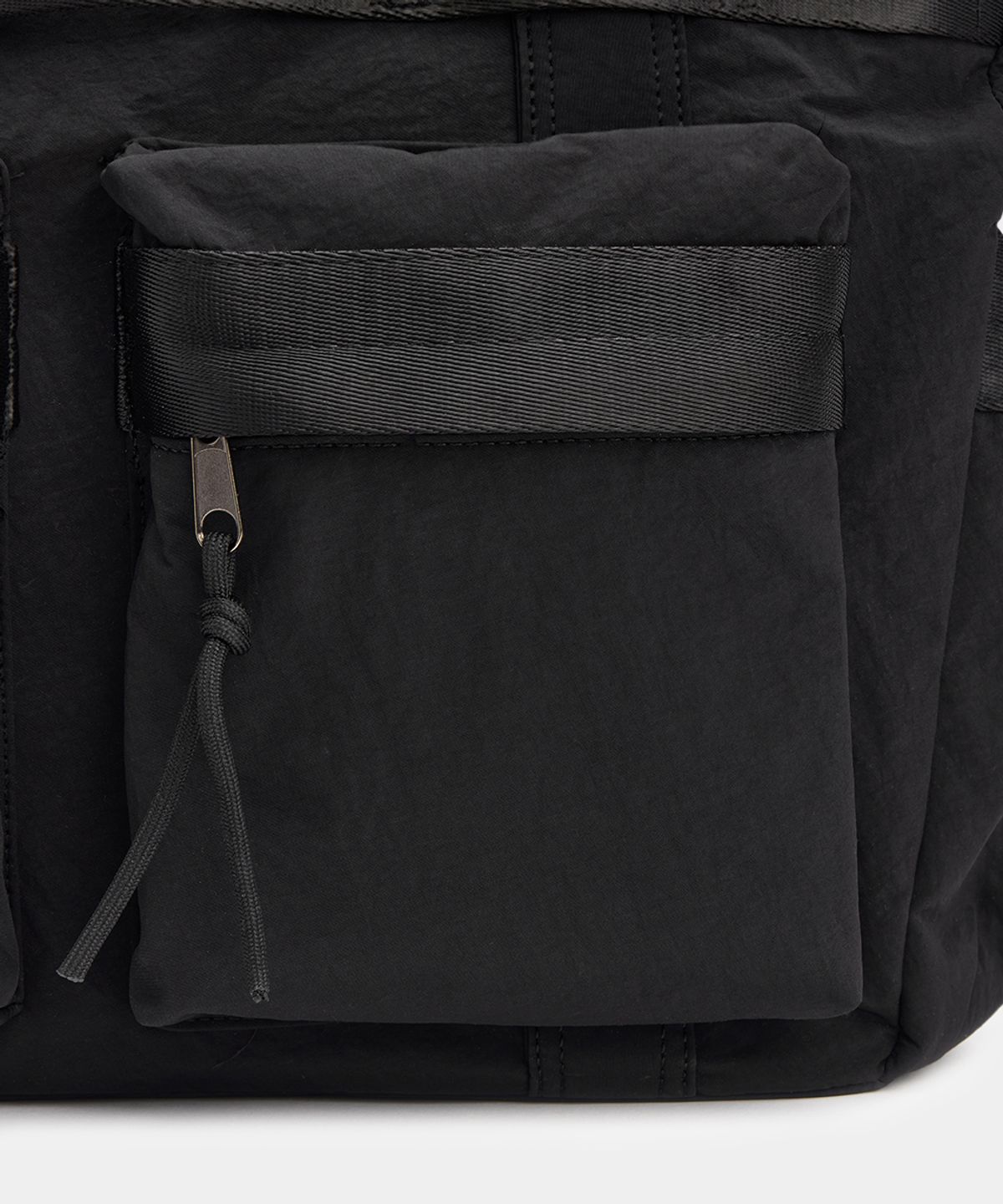 메종미네드(MAISON MINED) TWO-WAY SHOULDER BAG BLACK