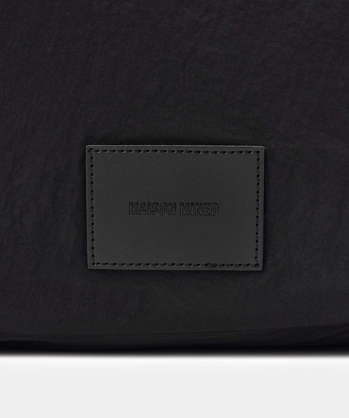 메종미네드(MAISON MINED) TWO-WAY SHOULDER BAG BLACK