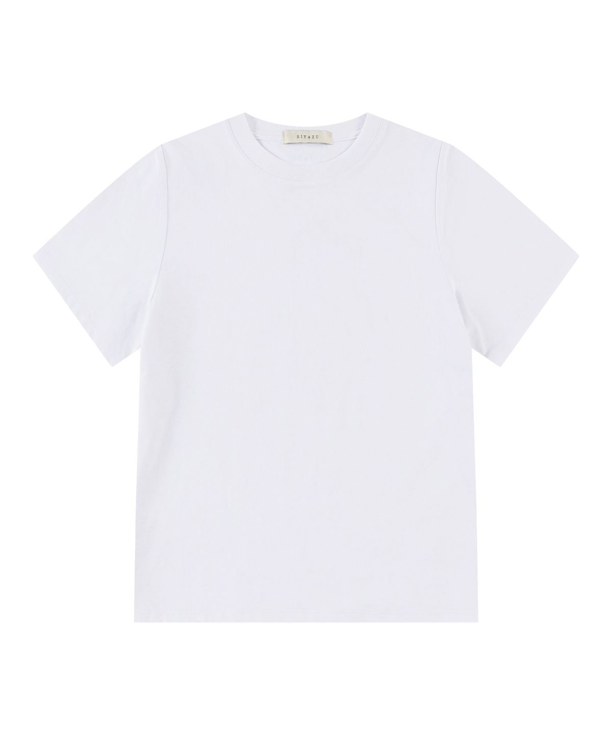시야쥬(SIYAZU) SITP5242 슬림 레귤러 반팔 티셔츠_White