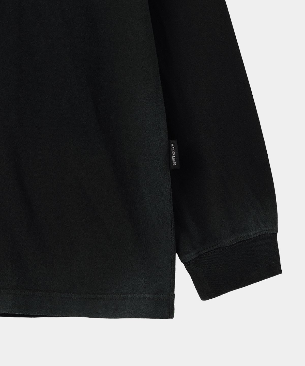 메종미네드(MAISON MINED) CELTIC CROSS LONG SLEEVE WASHED BLACK