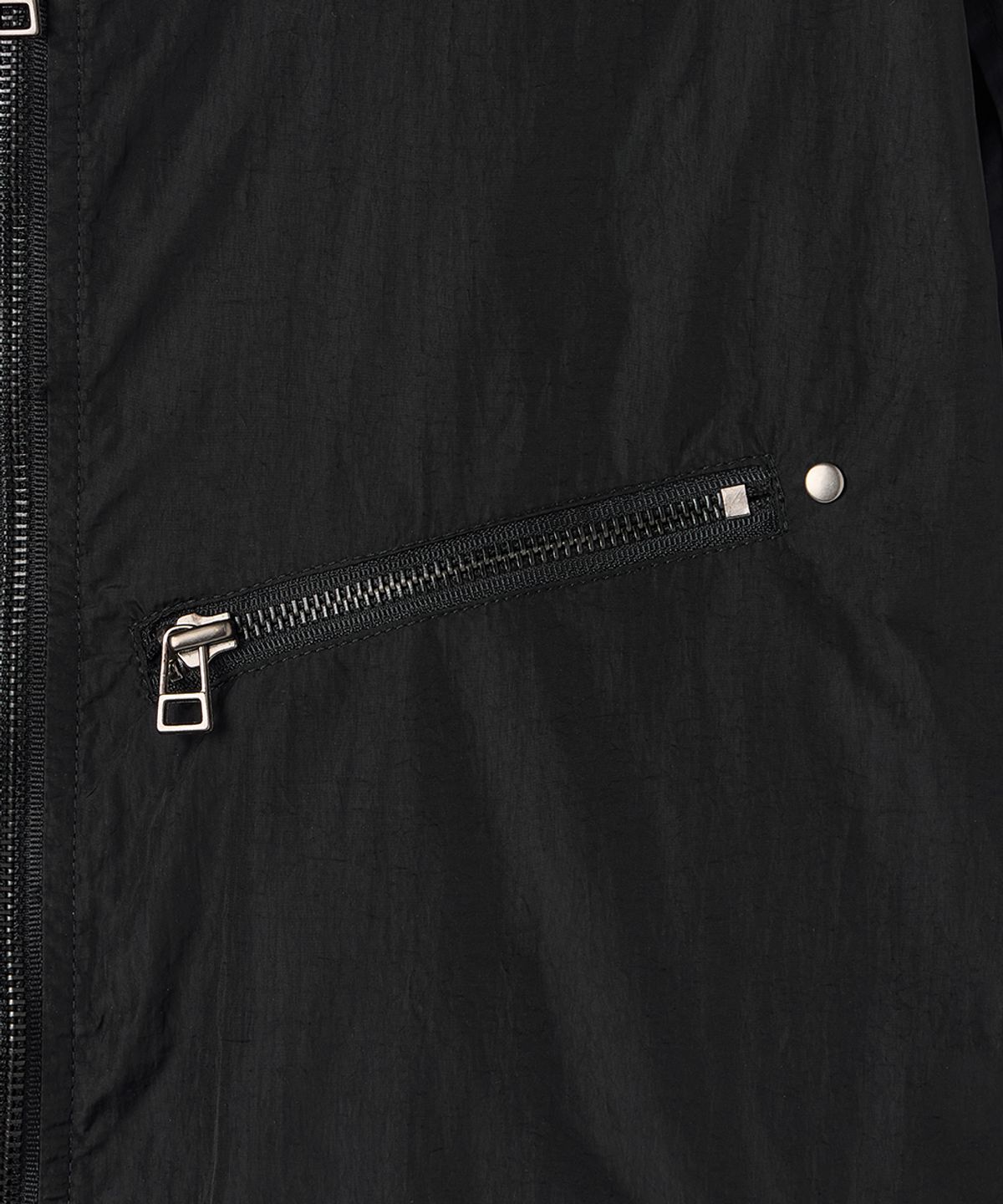 메종미네드(MAISON MINED) LIGHT-WEIGHT RIDER JACKET BLACK