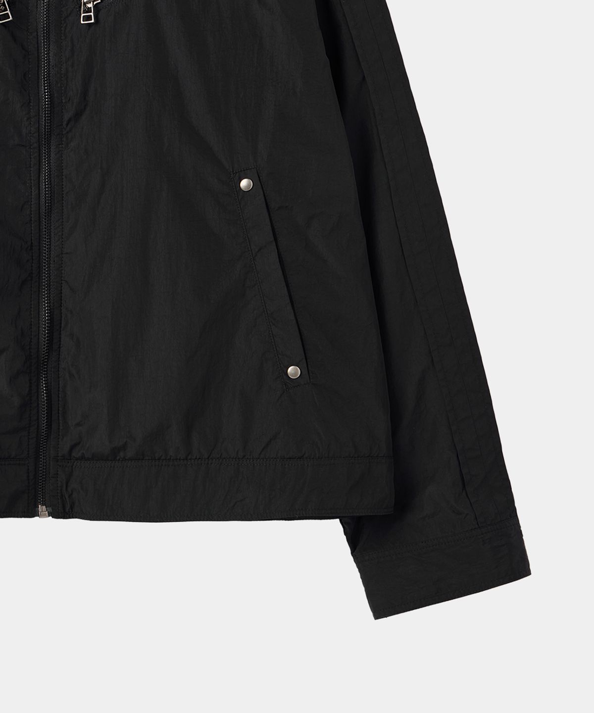 메종미네드(MAISON MINED) LIGHT-WEIGHT RIDER JACKET BLACK