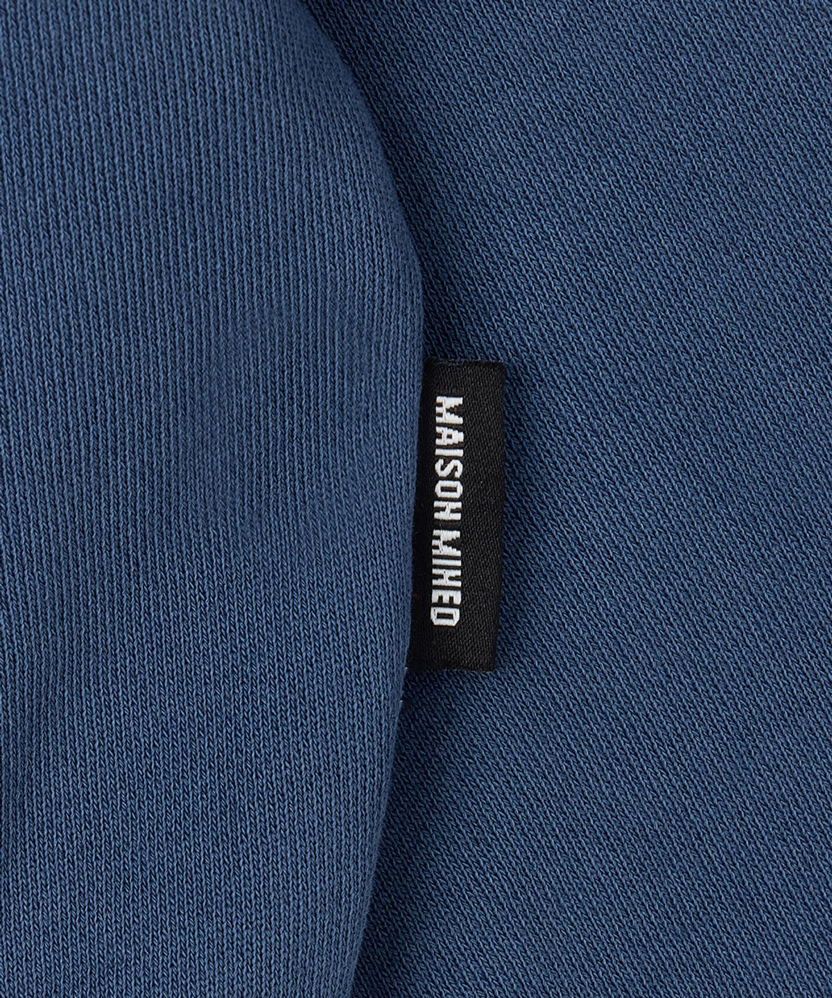 메종미네드(MAISON MINED) WASHED CROP HOOD ZIP-UP NAVY