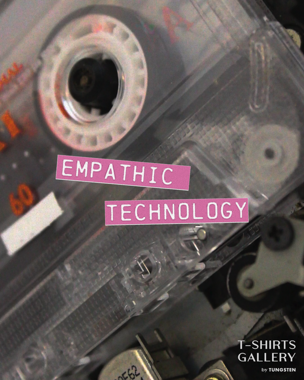 티셔츠 갤러리(TSHIRTS GALLERY) [17s FINE] Retro Empathic Technology 반팔 티셔츠 - Cassette Tape