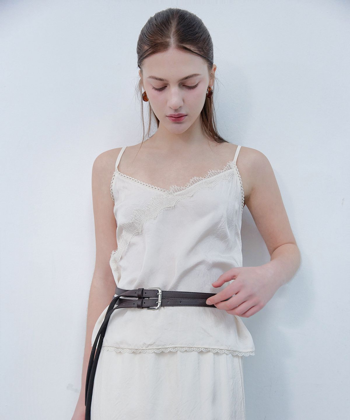 스르비(SELEVER) Lace Slip Cami Top_3 color