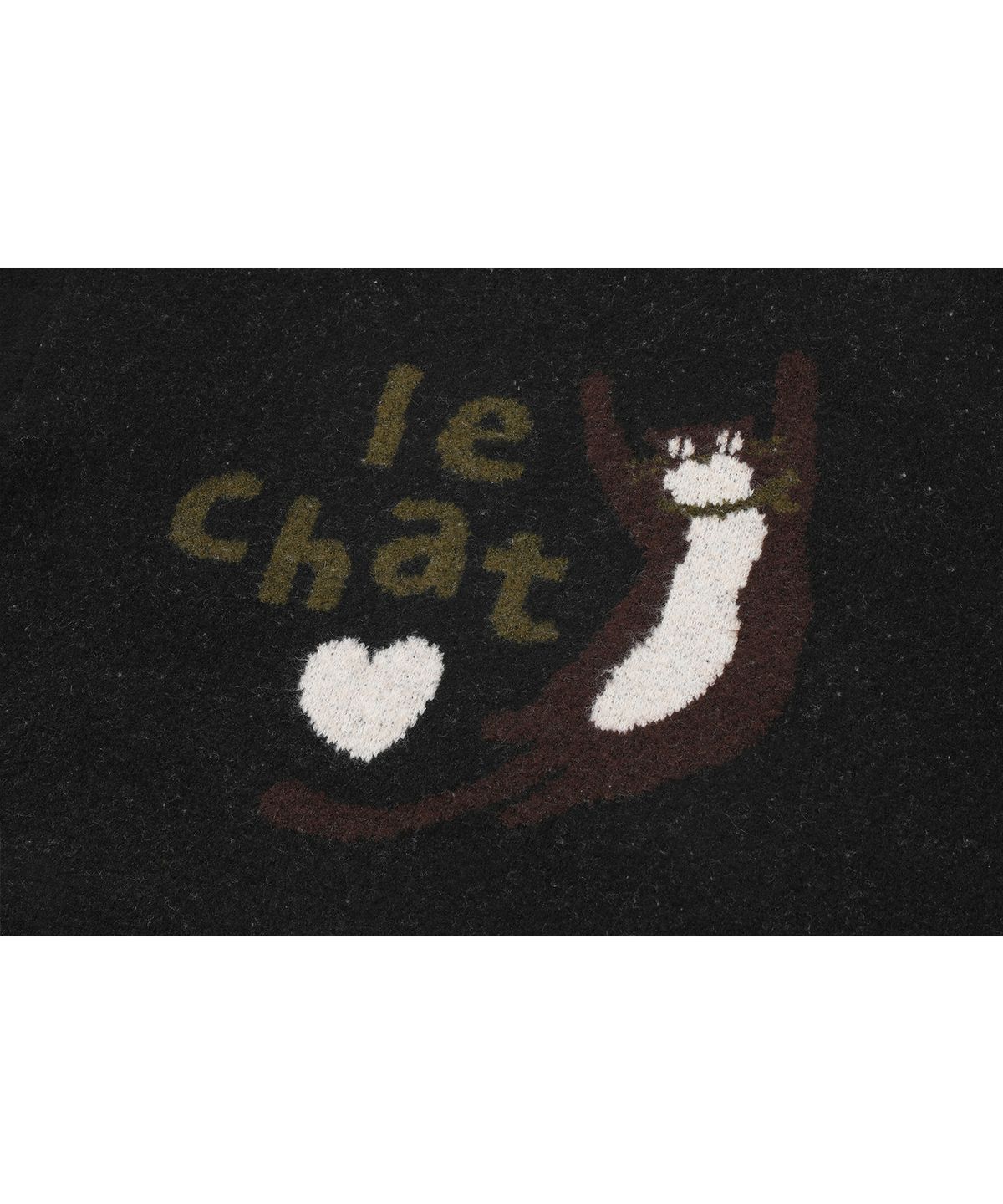 꼼파뇨(CPGN STUDIO) LE CHAT 풀오버 니트 블랙