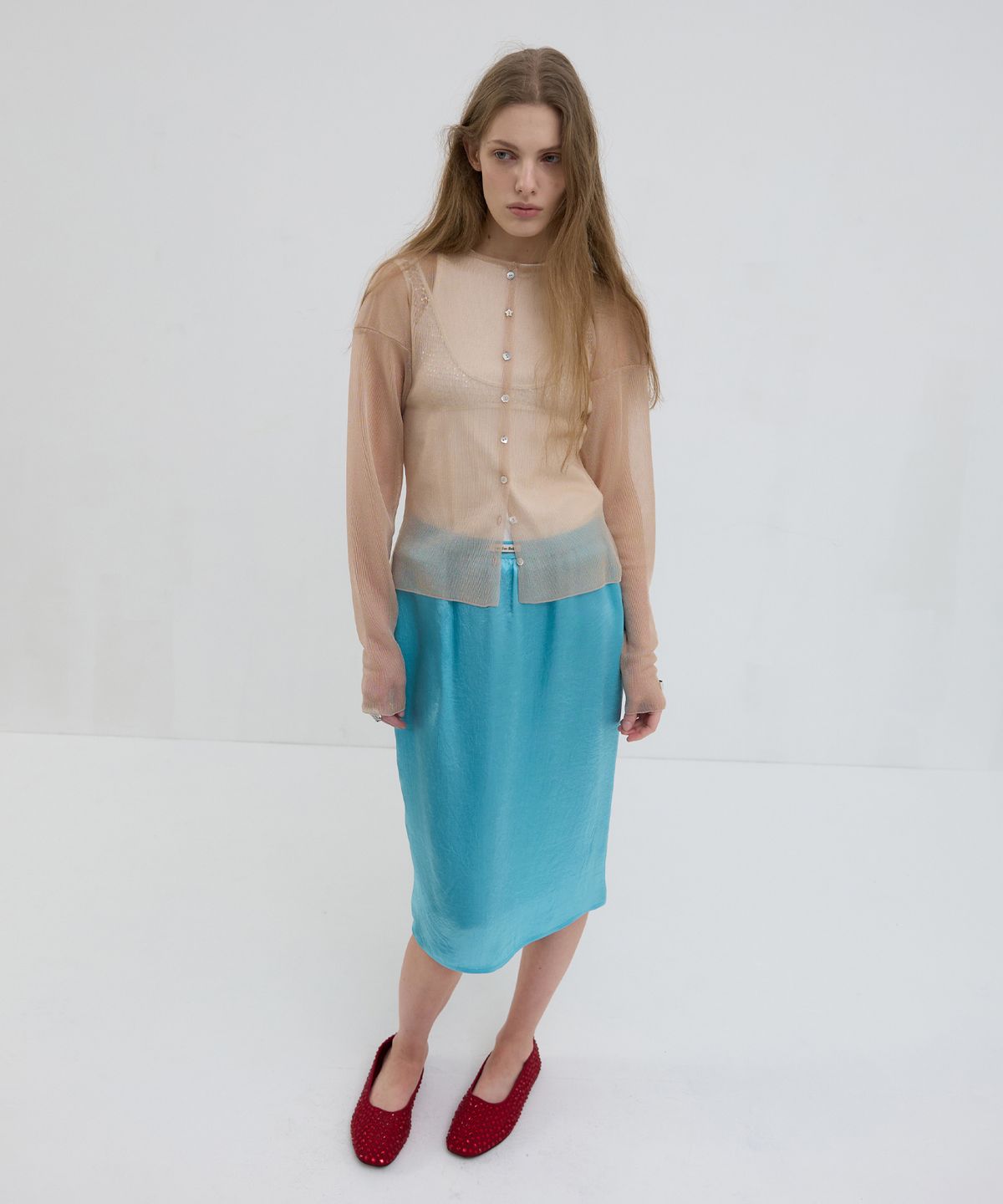 오버듀플레어(OVERDUEFLAIR) NEW HALTER NECK LACE SLEEVELESS_WHITE