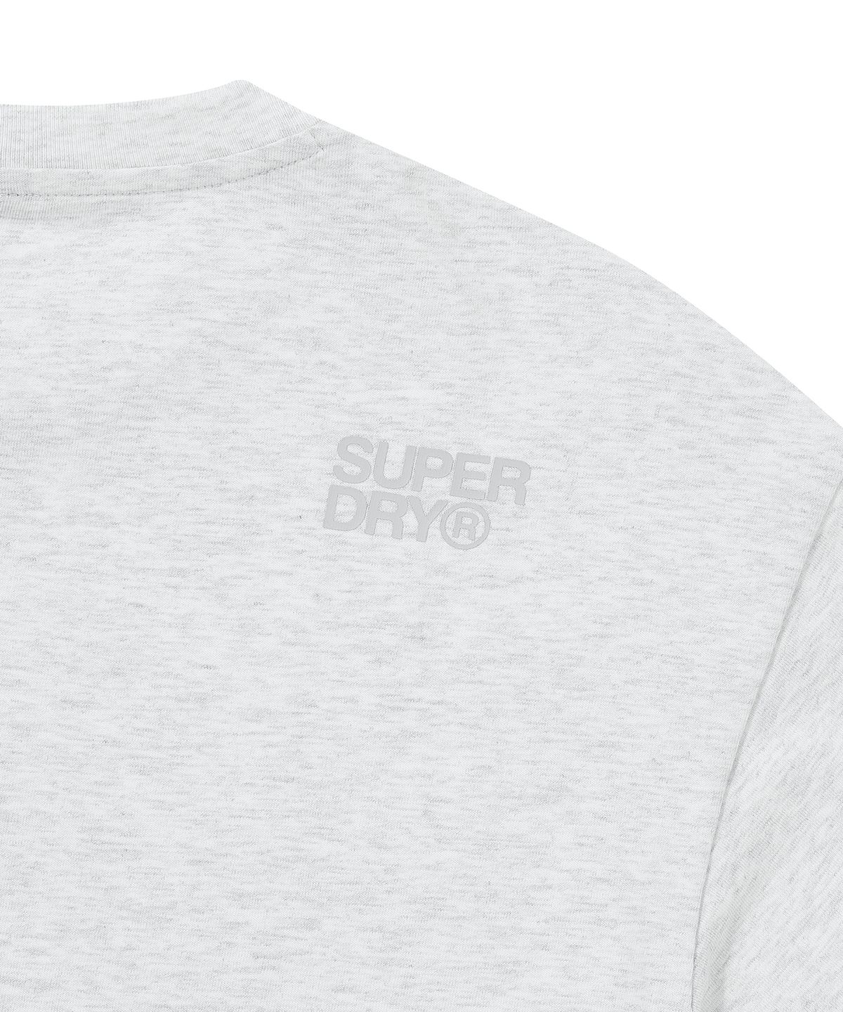슈퍼드라이(SUPERDRY) 코어 로고 티셔츠 라이트그레이 SDUISCQ65LGR