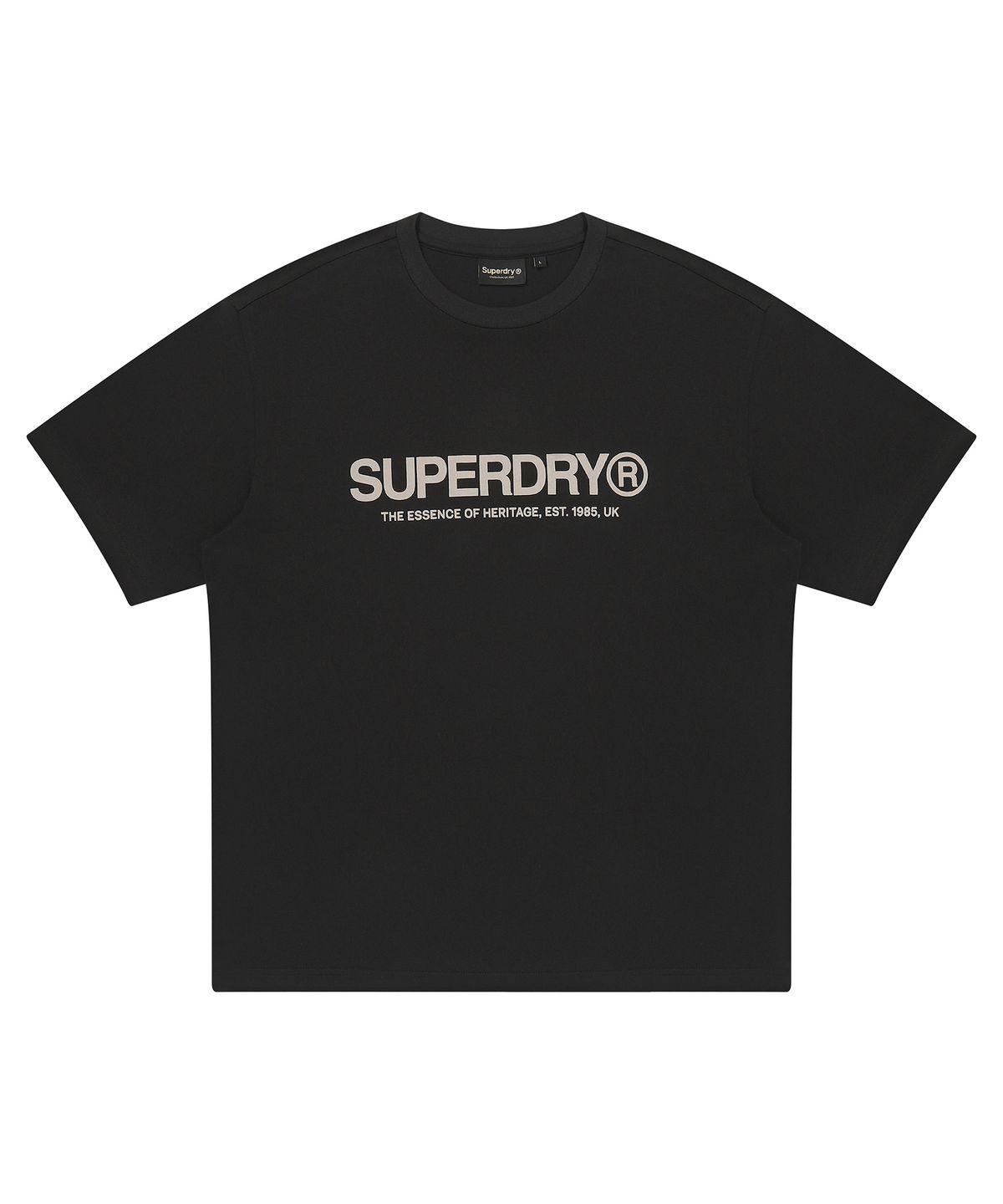 슈퍼드라이(SUPERDRY) 코어 로고 티셔츠 블랙 SDUISCQ65BLK
