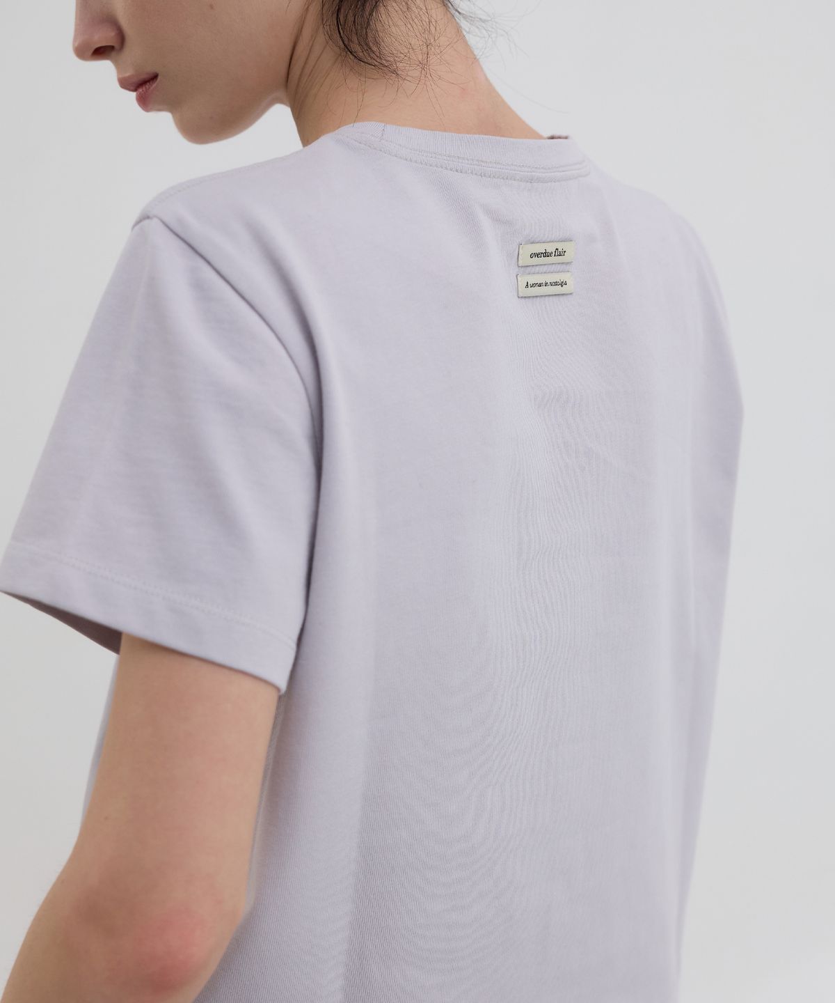 오버듀플레어(OVERDUEFLAIR) OF CLASSIC T-SHIRT_MID GREY