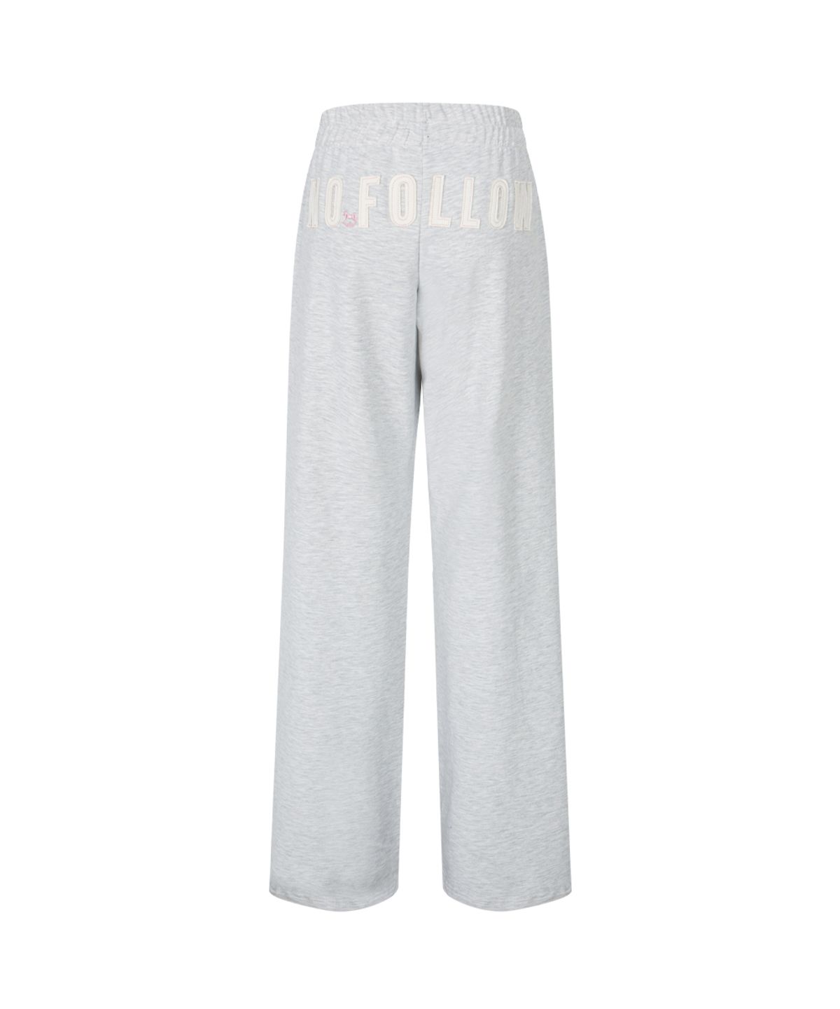 플리즈노팔로우(PLEASENOFOLLOW) Dorothy Logo Patch  Pants (White Melange)