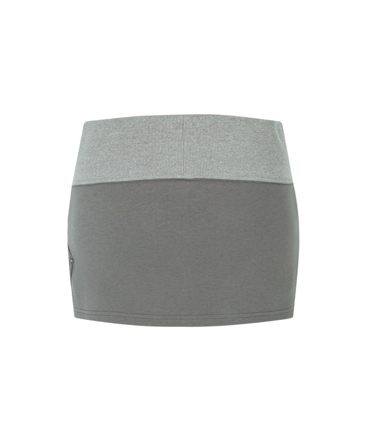 플리즈노팔로우(PLEASENOFOLLOW) Karena Side Pocket Mini Skirt (Sand Grey)