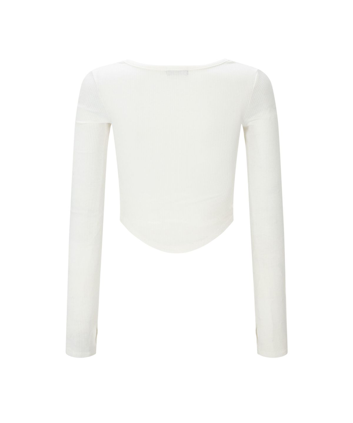 플리즈노팔로우(PLEASENOFOLLOW) 26SS Barbie Squareneck Long Sleeve Top (White)