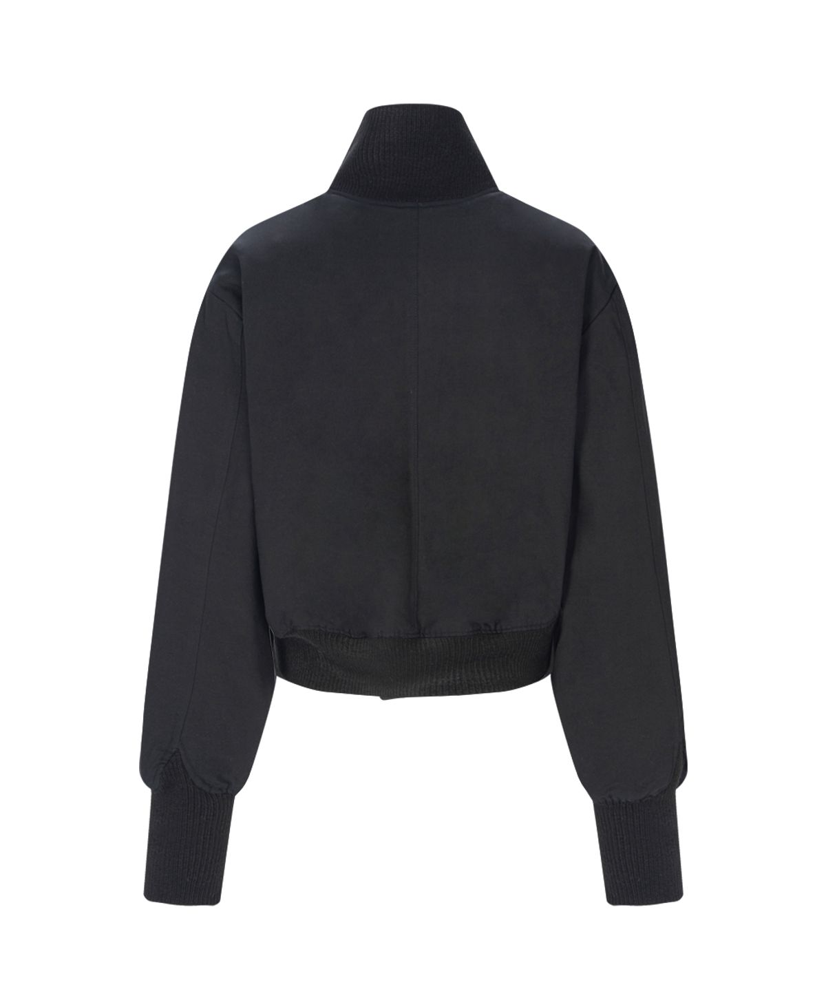 플리즈노팔로우(PLEASENOFOLLOW) Sena High Neck Button Jacket (Black)