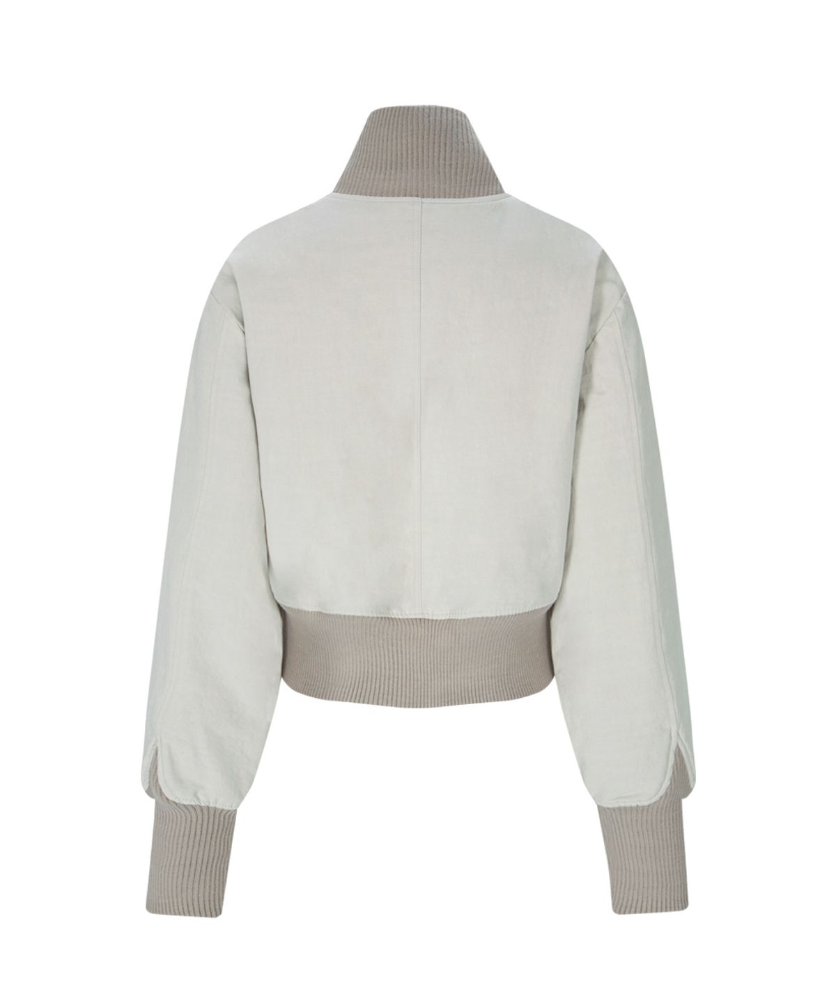 플리즈노팔로우(PLEASENOFOLLOW) Sena High Neck Button Jacket (Cloudy)