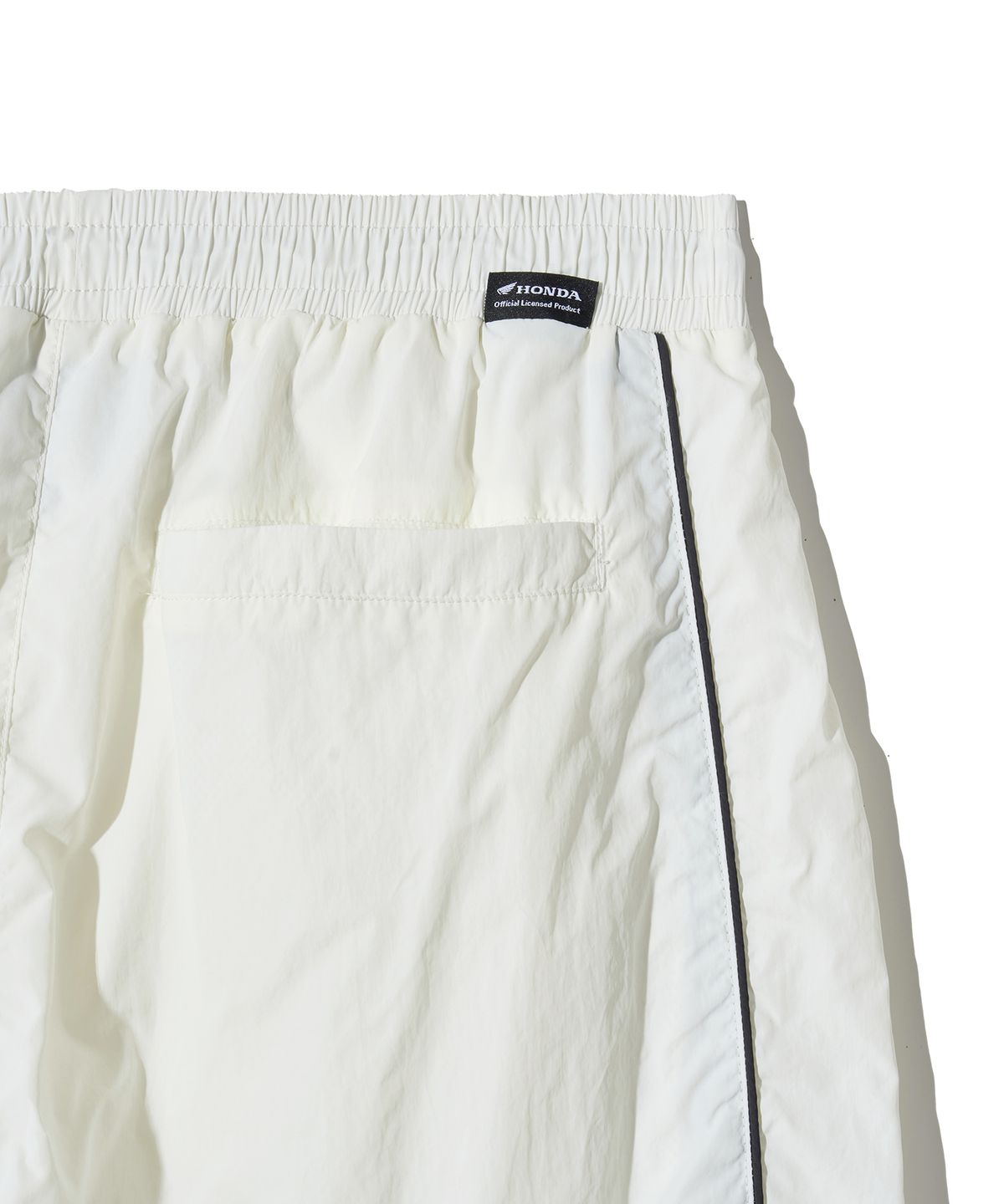 핍스 모터사이클(PHYPS MOTORCYCLE) Basic Logo nylon Track Pants Ivory