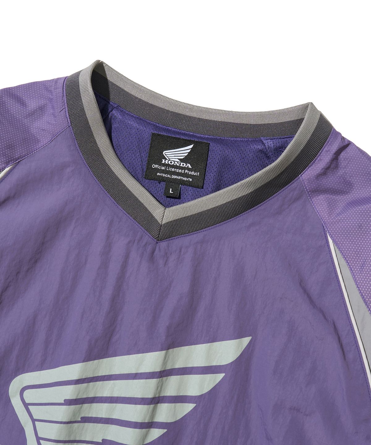핍스 모터사이클(PHYPS MOTORCYCLE) Speed Track nylon Long sleeve Vintage Purple