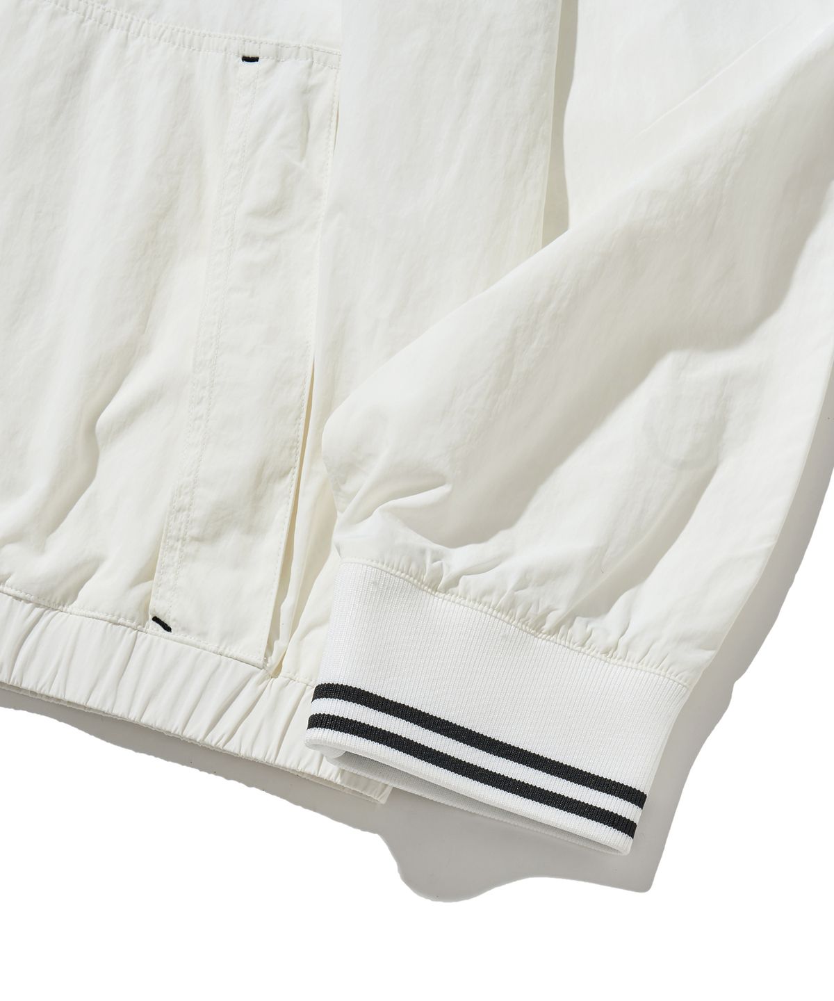 핍스 모터사이클(PHYPS MOTORCYCLE) Basic nylon Pocket Long Sleeve Ivory