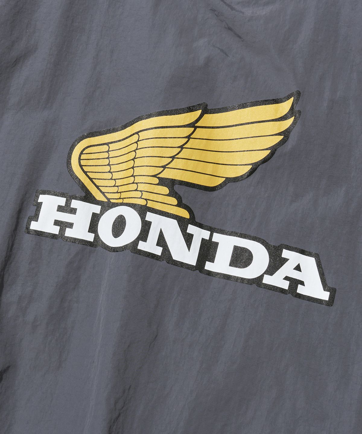핍스 모터사이클(PHYPS MOTORCYCLE) Vintage Logo Speed Track nylon Long Sleeve Charcoal