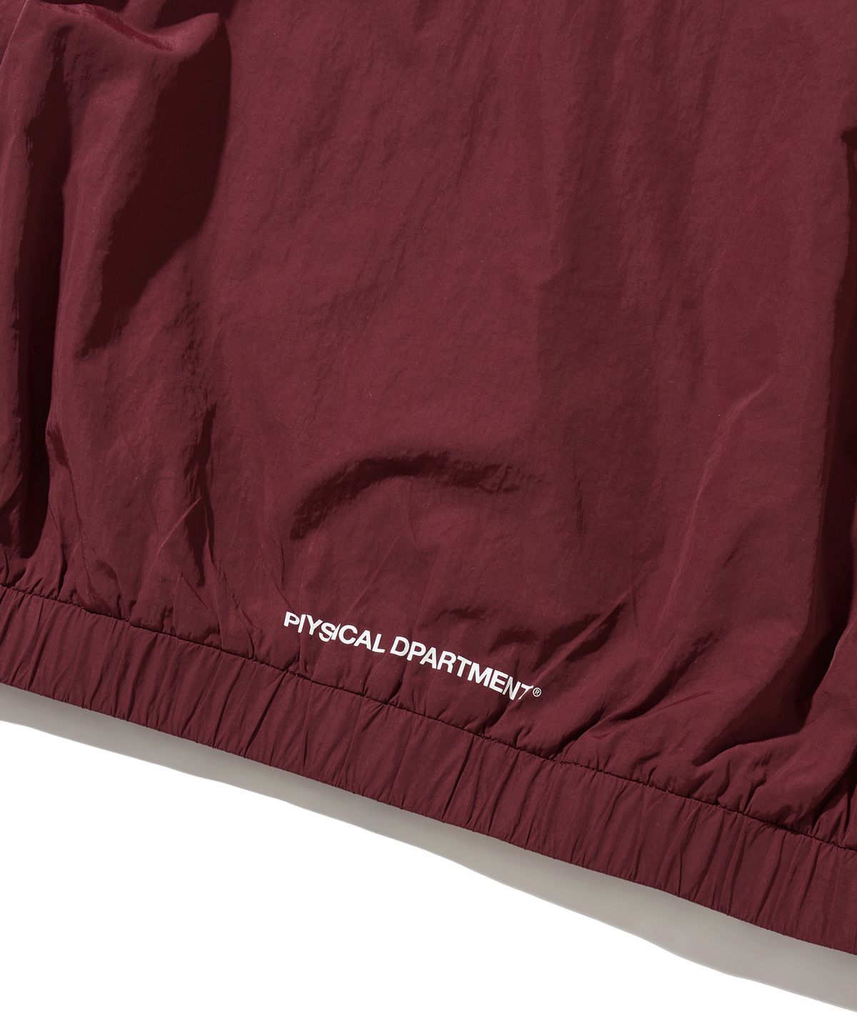 핍스 모터사이클(PHYPS MOTORCYCLE) Vintage Logo Speed Track nylon Long Sleeve Burgundy