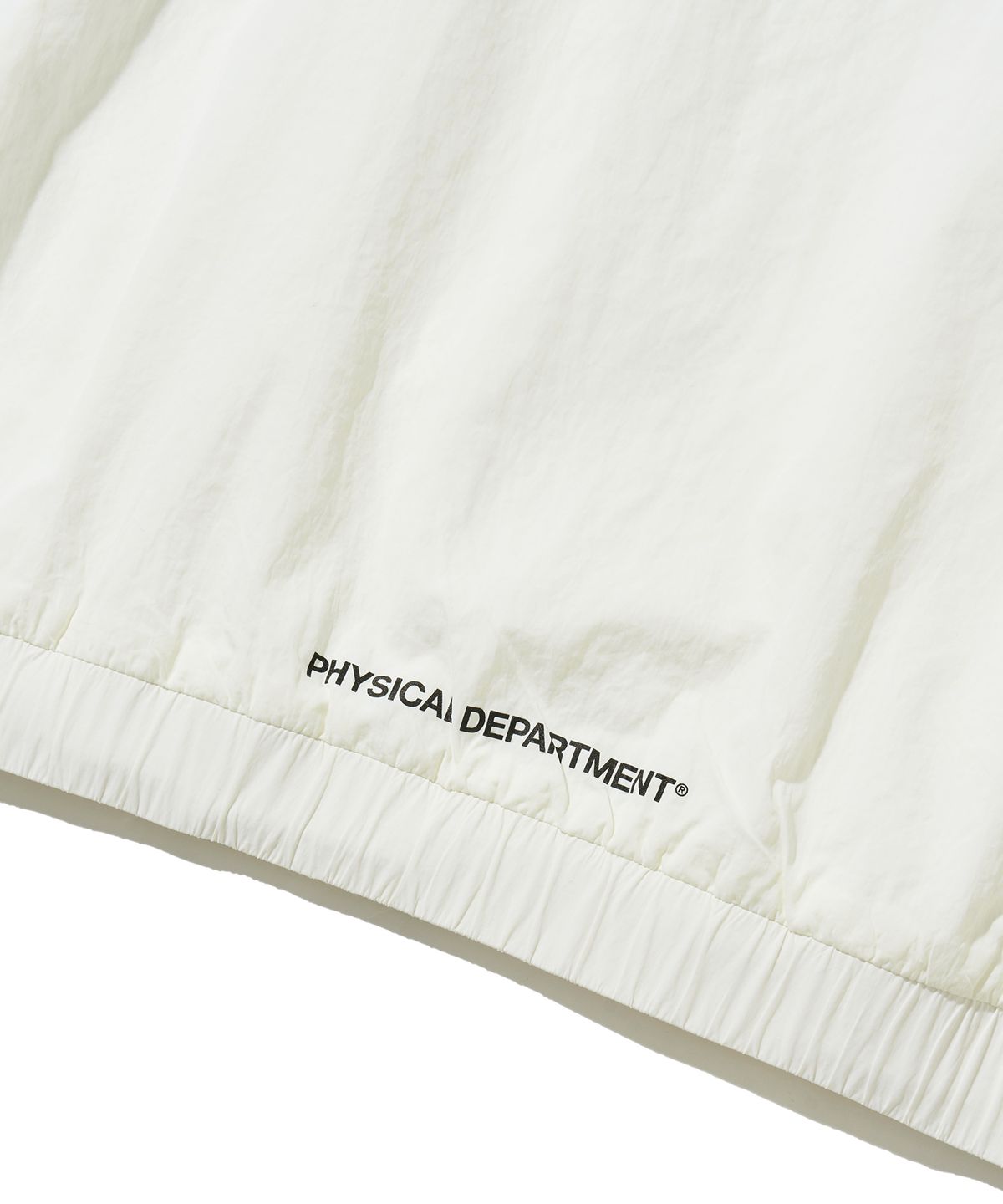 핍스 모터사이클(PHYPS MOTORCYCLE) Vintage Logo Speed Track nylon Long Sleeve Ivory