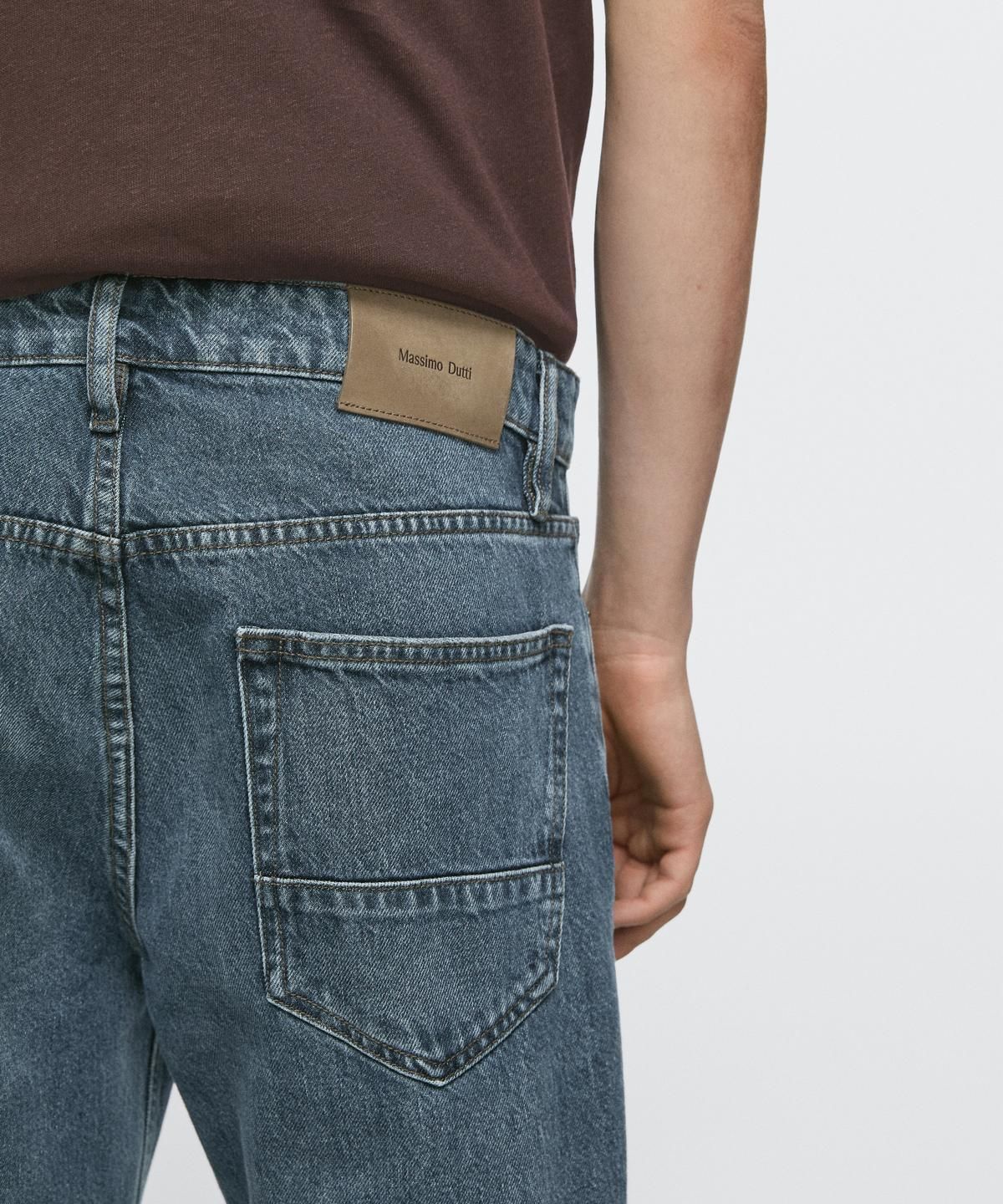 마시모두띠(MASSIMO DUTTI) 슬림 크롭핏 진