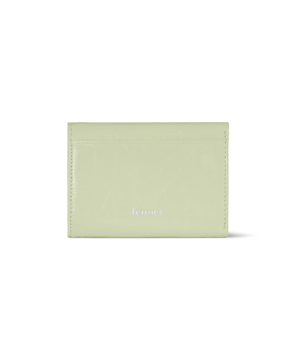 페넥(FENNEC) HEARTY FLAP WALLET - PISTACHIO