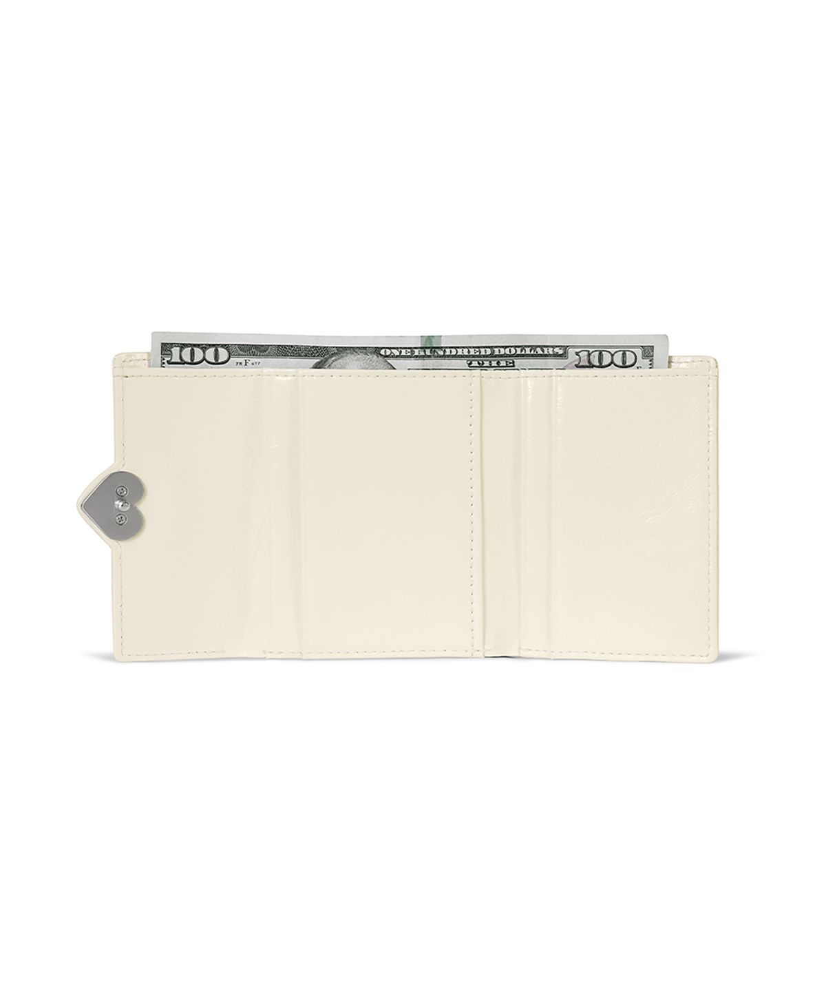 페넥(FENNEC) HEARTY FLAP WALLET - VANILLA
