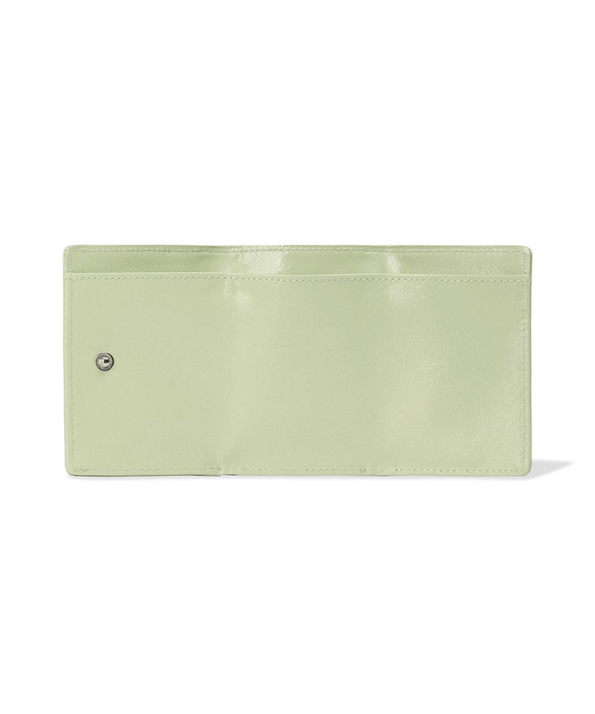 페넥(FENNEC) CRINKLE HALFMOON MINI WALLET - PISTACHIO