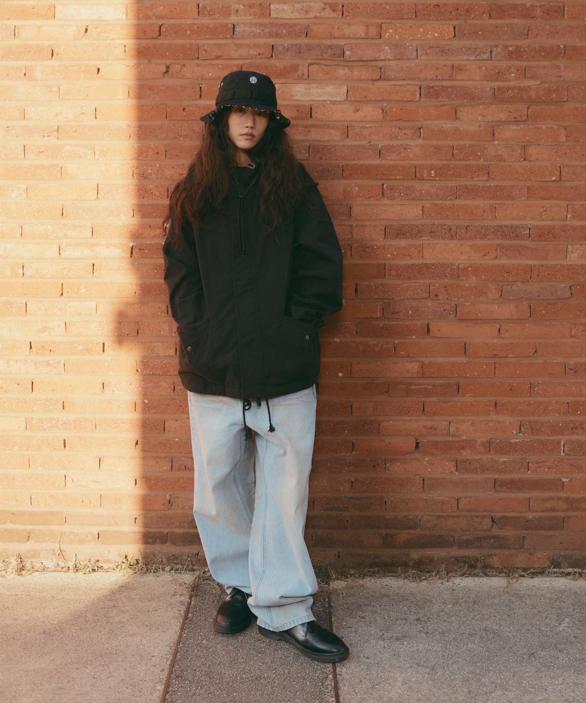 엘엠씨(LMC) RAW EDGE CHECK BOONIE HAT ivory